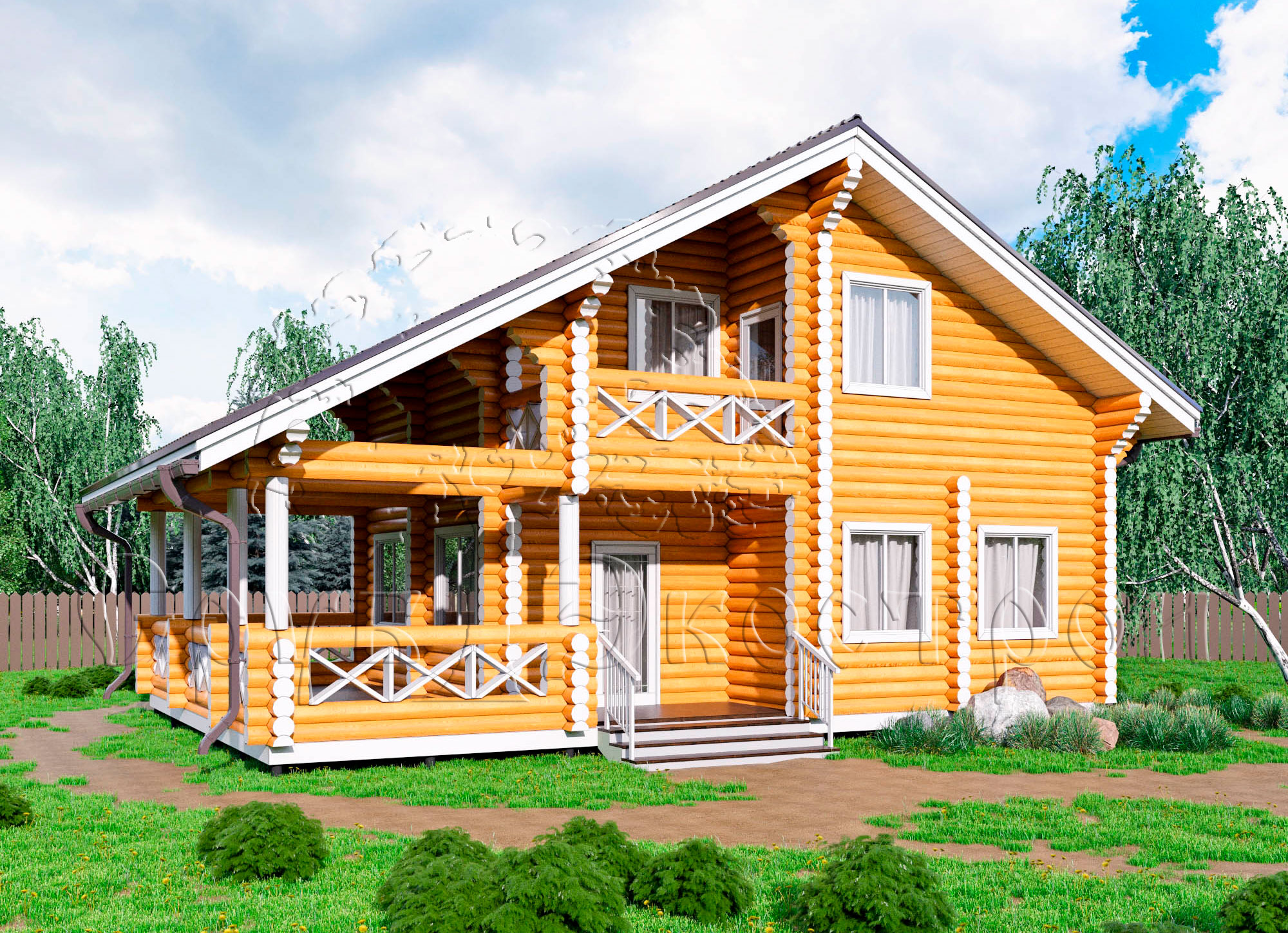 Деревянный дом «Тало» - 112.5 кв.м. вид 4